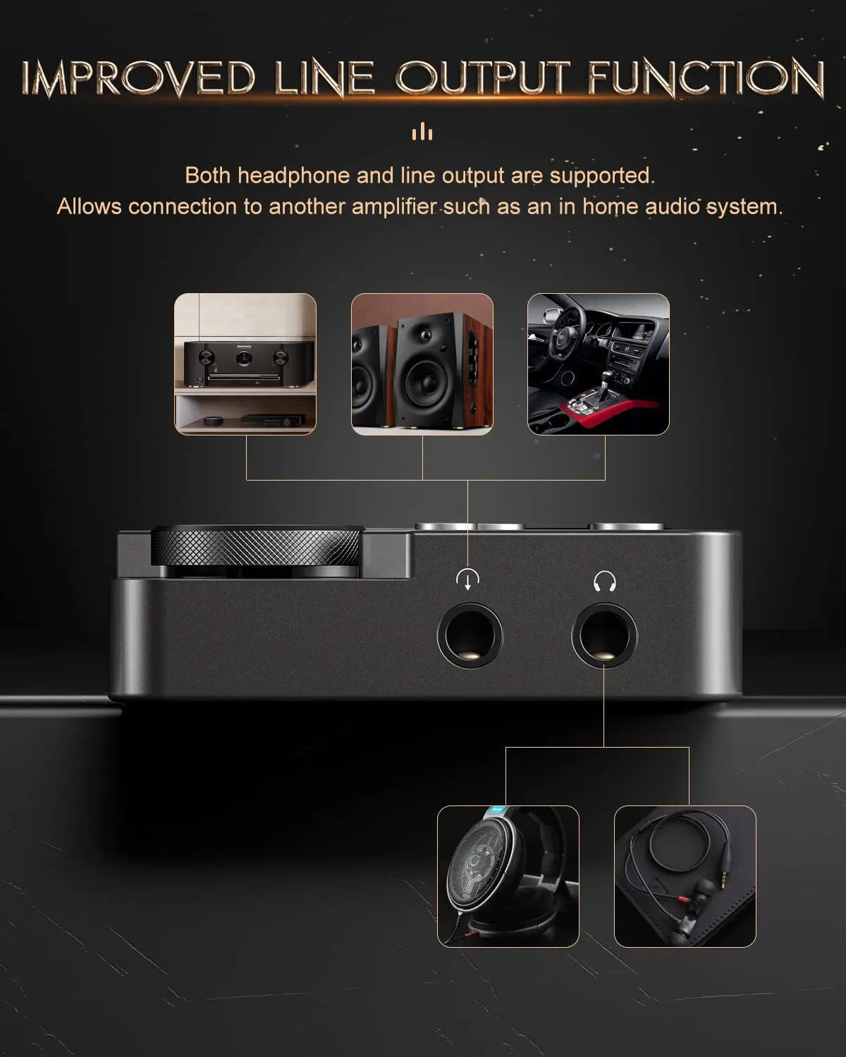 MP3 Player, Lossless DSD High Definition Portable Hi-Fi Digital Audio Music Player with 64GB Memory Card, Supports Up to 256GB