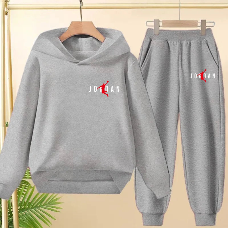 Fashionable Hooded Sweatshirts Casual Sportswear Cartoon-patterned Jackets Boys Girls Aged 3to13suitable for Outdoor Activities