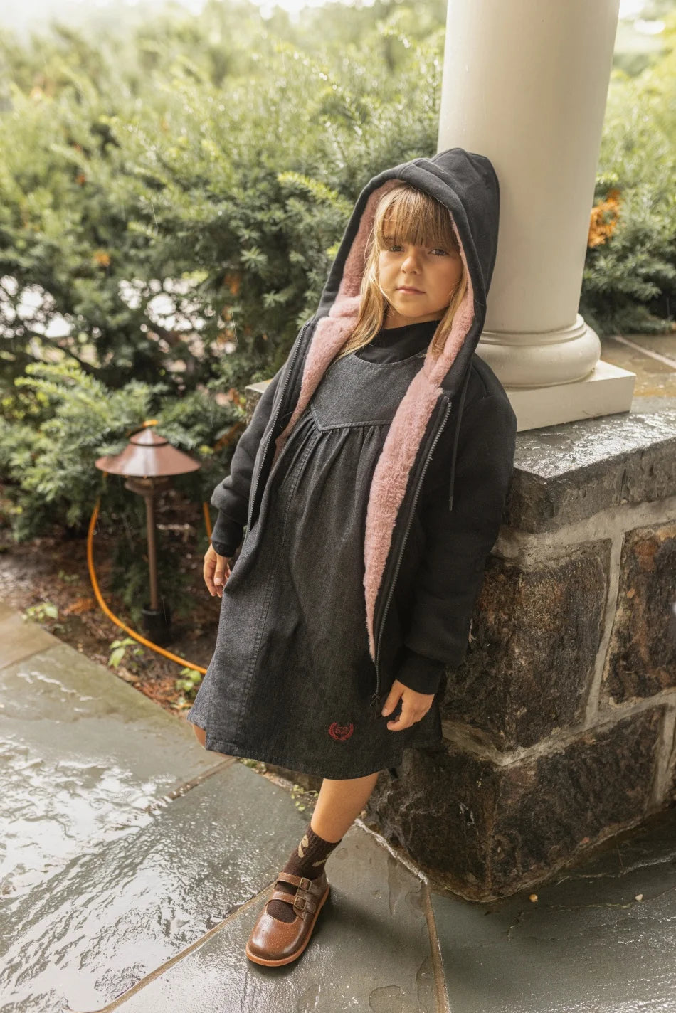 AP 2026AW improved design sweatshirt Hoodies with fur lining two layer thicken warm coats