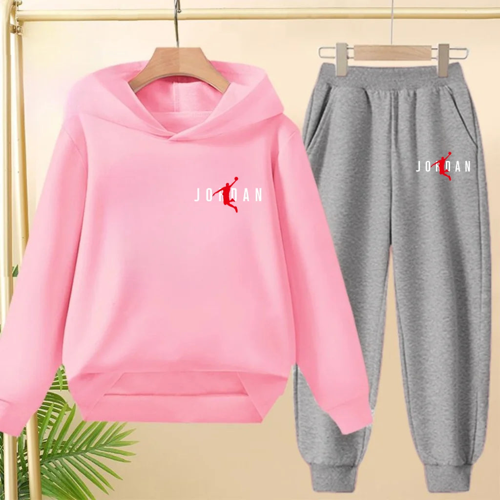 Fashionable Hooded Sweatshirts Casual Sportswear Cartoon-patterned Jackets Boys Girls Aged 3to13suitable for Outdoor Activities