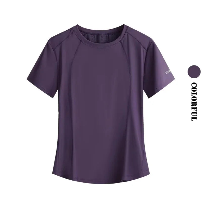 DRUR Loose Fit Summer Yoga Set Women 2 Piece Lightweight Breathable Sport Shirts Sweatpants Suit 2pcs Sportswear Outfit Yogawear