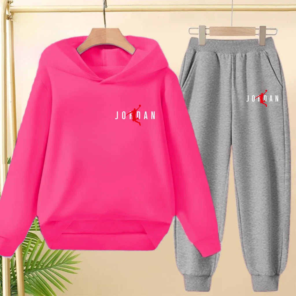 Fashionable Hooded Sweatshirts Casual Sportswear Cartoon-patterned Jackets Boys Girls Aged 3to13suitable for Outdoor Activities