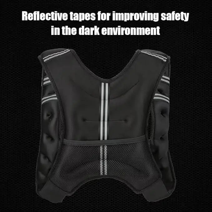 Weighted Vest for Men Women, 12 -30 Lbs Weights Included, Workout Equipment Strength for Training Workout, Jogging, Cardio, Walk