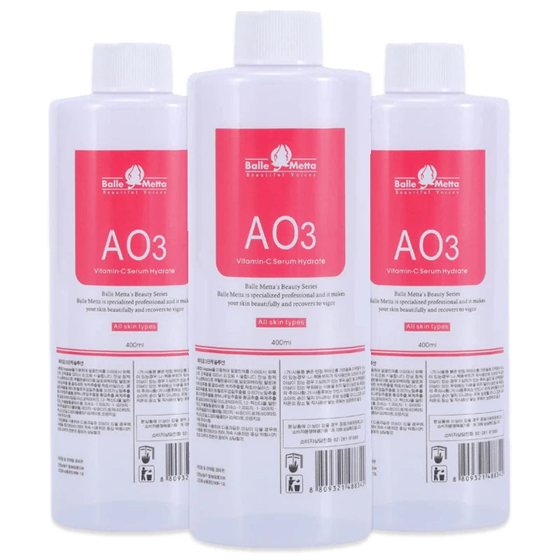 3pcs/Lot 1200ML Hydra Liquid Face Serum Facial Aqua Peel Solution AS1 SA2 AO3 For Beauty Machine SkinCare Deep Cleaning