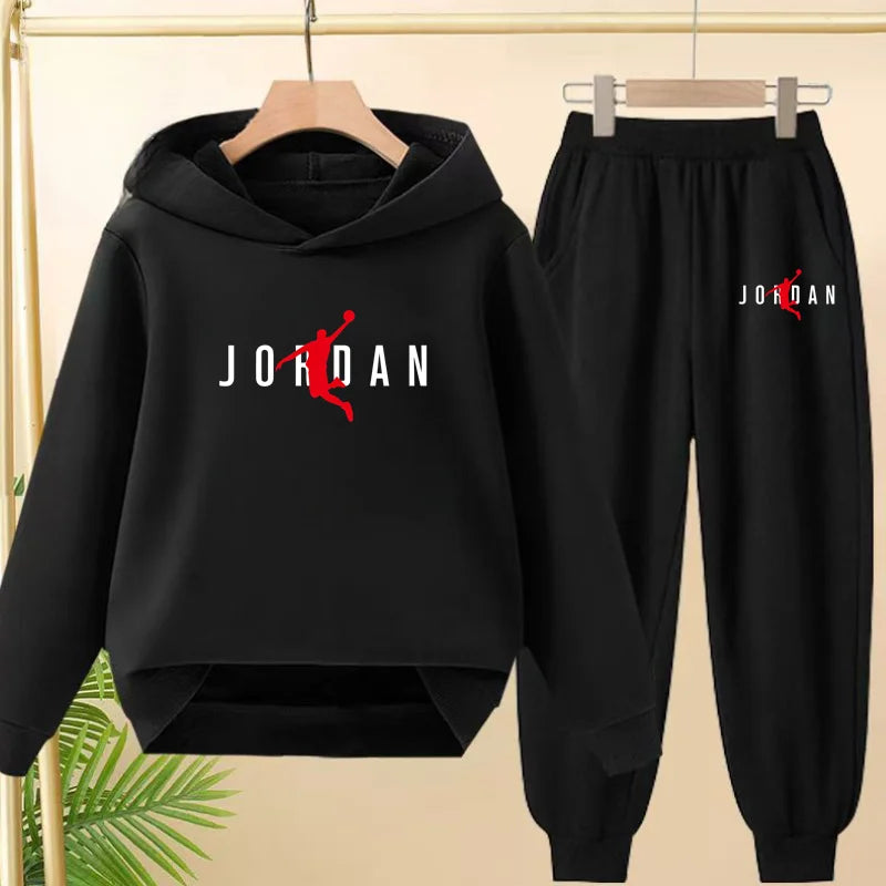Fashionable Hooded Sweatshirts Casual Sportswear Cartoon-patterned Jackets Boys Girls Aged 3to13suitable for Outdoor Activities
