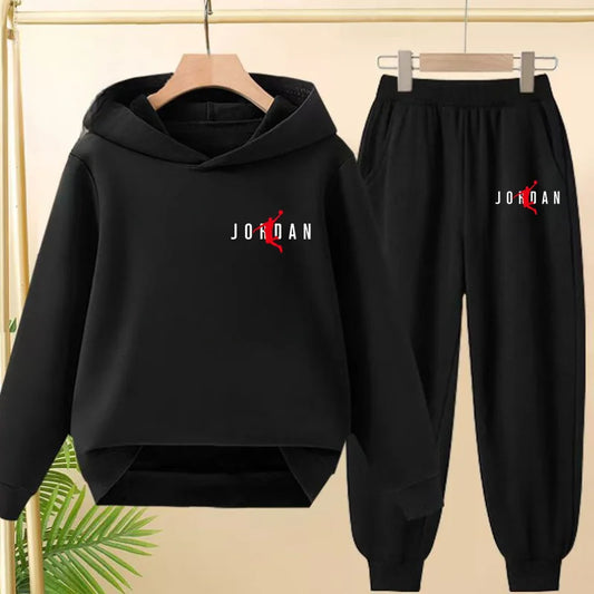 Fashionable Hooded Sweatshirts Casual Sportswear Cartoon-patterned Jackets Boys Girls Aged 3to13suitable for Outdoor Activities