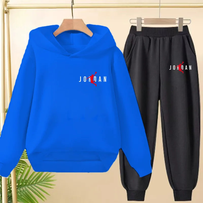 Fashionable Hooded Sweatshirts Casual Sportswear Cartoon-patterned Jackets Boys Girls Aged 3to13suitable for Outdoor Activities