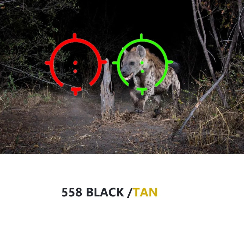 558 Red Dot Sight Holographic Sight Red Green Dot Reflex Sight with Picatinny 20mm Quick Release Mount