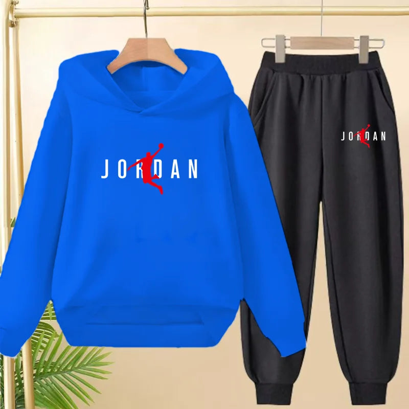 Fashionable Hooded Sweatshirts Casual Sportswear Cartoon-patterned Jackets Boys Girls Aged 3to13suitable for Outdoor Activities
