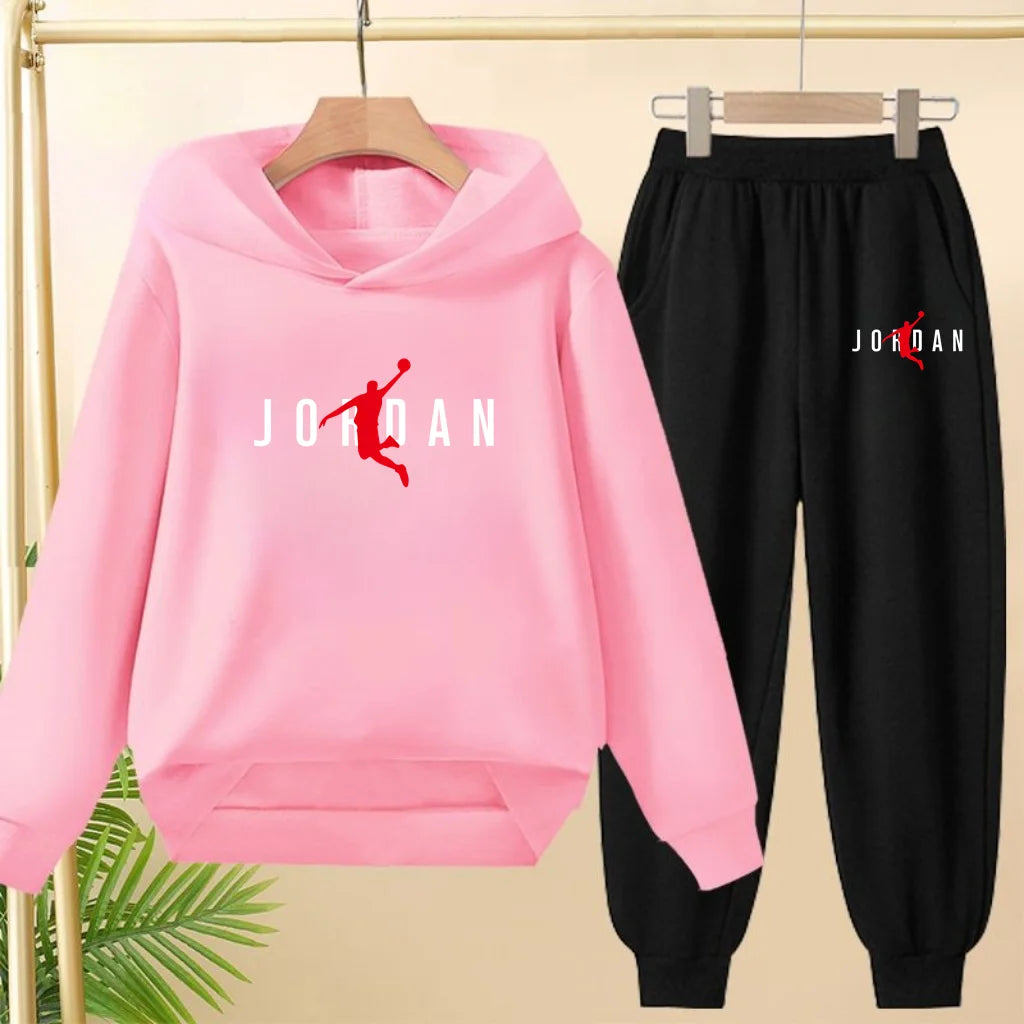Fashionable Hooded Sweatshirts Casual Sportswear Cartoon-patterned Jackets Boys Girls Aged 3to13suitable for Outdoor Activities