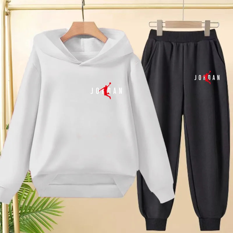Fashionable Hooded Sweatshirts Casual Sportswear Cartoon-patterned Jackets Boys Girls Aged 3to13suitable for Outdoor Activities